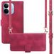 imoshion Étui à rabat avec cordon pour Xiaomi Redmi Note 17 Pro - Rouge