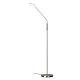 Fischer & Honsel Sorento Vloerlamp, mat nikkel, 138 cm, 760 lm, CCT, Touchdimmer