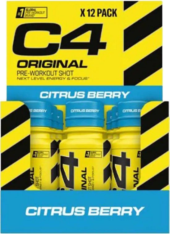 Cellucor C4 Shot - Sour Citrus Berry