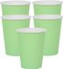Santex Feest/Verjaardag Bekertjes - 30 stuks - Karton - Mintgroen - 270 ml