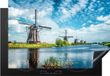 Merkloos KitchenYeah® Inductie beschermer 76x51.5 cm - Molens van Kinderdijk - Inductiebeschermer