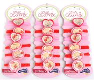 Small Foot haarelastiekjes rood/roze 18 stuks