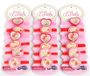 Small Foot haarelastiekjes rood/roze 18 stuks