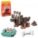 MARIOINEX Mini Wafelvormige Sac pour Animaux, Chiots, Peluches Souples, Dackel, Chien, 3+