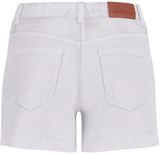 Guess Dames short met hoge taille GJ Mom W29 Katoen Denim Wit
