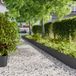 Bordure de pelouse/parterre - Clôture de jardin - Lot de 10 pièces - Plastique - 25 x 103 cm - Blanc