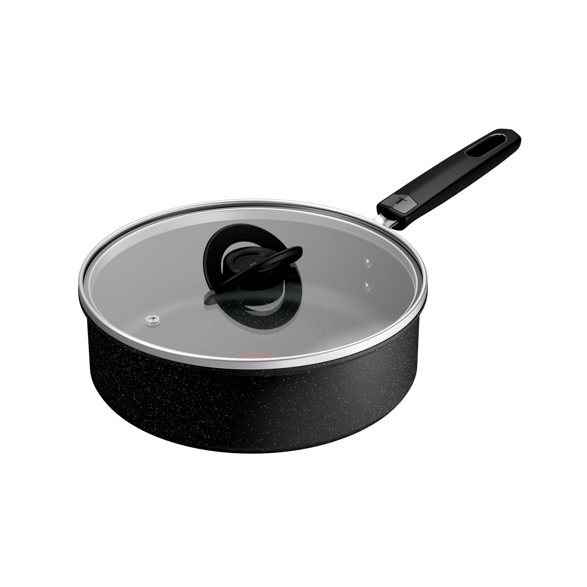 Tefal Ultimate Hapjespan 24 cm + deksel - Zwart - Inductie - Anti-aanbaklaag