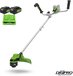 Greenworks Trimmer bosmaaier digipro 2 x 24 volt incl. 2 x 4a accu en dual lader GD24X2BCBK4X