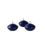 Drijvende Cereria Di Giorgio Drijvende kaarsen diameter 4,5 cm hoogte 2,7 cm - 20 stuks - kleur nachtblauw