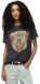 Superdry - Biker Rock Relaxed T-shirt met print - Dames - T-shirts