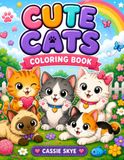 Cute Cats: Coloring Book