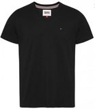 Tommy Jeans V-hals T-shirt van biologisch katoen - Zwart - Maat M