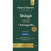 Holland & Barrett Expert Shilajit + Ashwagandha 500mg Liposomaal - 60 capsules