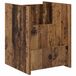 vidaXL - Tijdschriftenrek - met - plank - Oudhout - 35 - x - 35 - x - 45 - cm - Bewerkt - hout