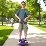 Merkloos Relaxdays Pogo ball - kinderen - tot 100 kg - flexibel - paars