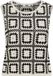 WE Fashion Dames gehaakt gilet Zwart Katoen XL
