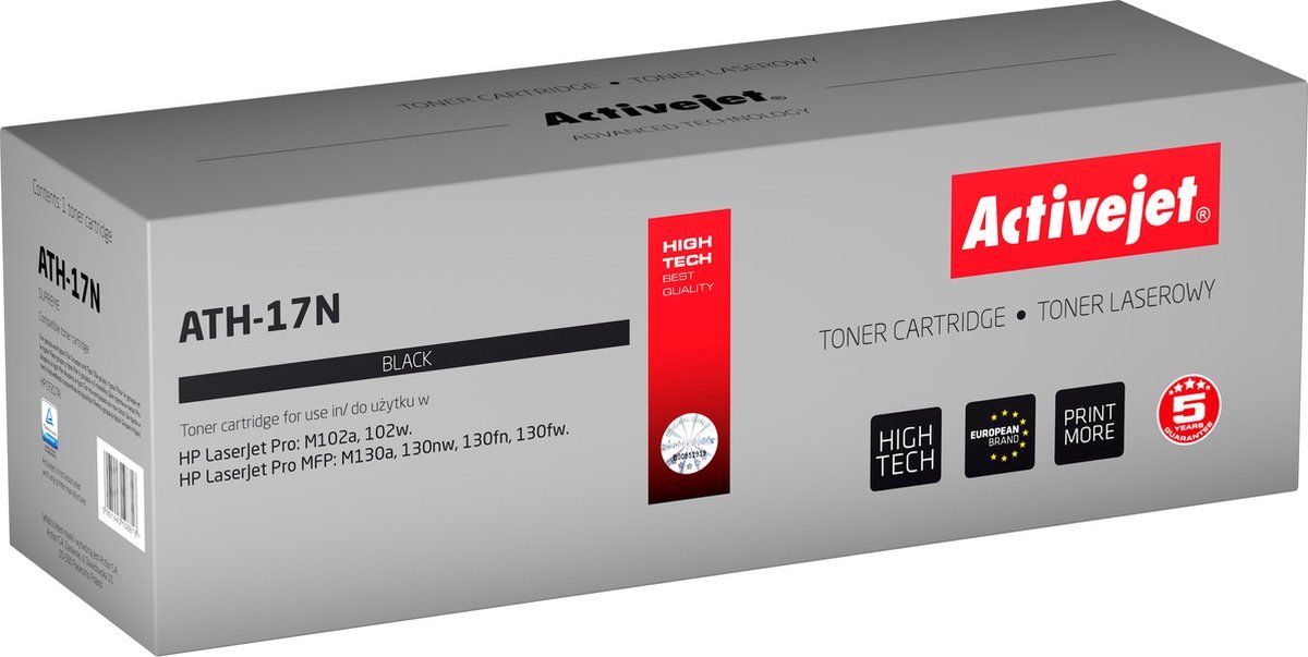 ActiveJet ATH-201CNX Tonercartridge - HP 201 CF401X - Cyaan - 2300 pagina's