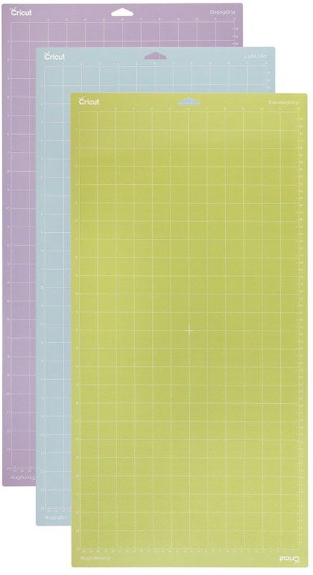 Cricut 3-pack snijmatten - blauw, groen, paars - 30,48 x 60,96 cm