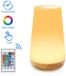 Lampe de chevet sans marque, veilleuse, lampe de chevet tactile pour bébés, 13 couleurs RVB, batterie USB rechargeable, lampe de chevet sans fil avec télécommande, adaptée à la chambre d'enfant, au salon et au camping.