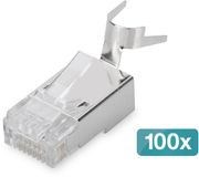 Digitus Modularstecker für Rundkabel, CAT 6A, geschirmt - 100 Stk.
