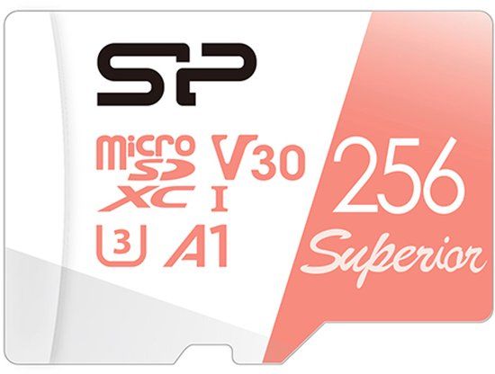 Micro-SD-geheugen Silicon Power MicroSDXC Superior UHS-1 256GB