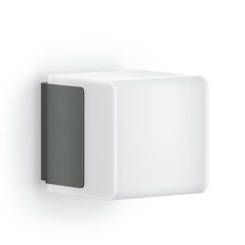 Steinel L 835 MC antraciet, LED-wandlamp voor buiten, zonder sensor, netwerkbaar via Bluetooth-app, 9,1 W, warm wit