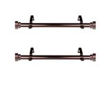 Rod Desyne Zijgordijn Rod, Brons, 12-20 inch