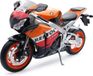 New-Ray Honda CBR1000RR 2009 Fireblade Motorfiets Schaal 1/6 Oranje Kunststof 49073
