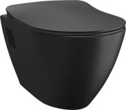 Boss & Wessing Wandcloset Design Square Keramiek Mat Zwart