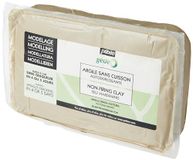 Pebeo 766302 Gedeo klei zonder inbranden, 1, 5 kg blok, wit
