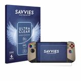 Savvies - Screenprotector voor MSI Claw 8 AI+ - Folie Beschermfolie transparant 6 Stuks