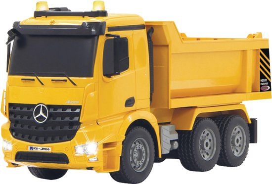 Jamara Kiepwagen 1:20 Mercedes Arocs 2,4Ghz - Geel