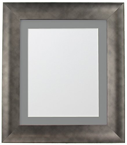 FRAMES BY POST Hygge Fotolijst, kunststof glas, tinnen met donkergrijze houder, 24 x 18 afbeeldingsformaat 18 x 12 inch