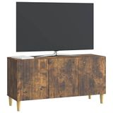vidaXL TV-kast 99 x 34,5 x 50 cm gerookt eiken bewerkt hout