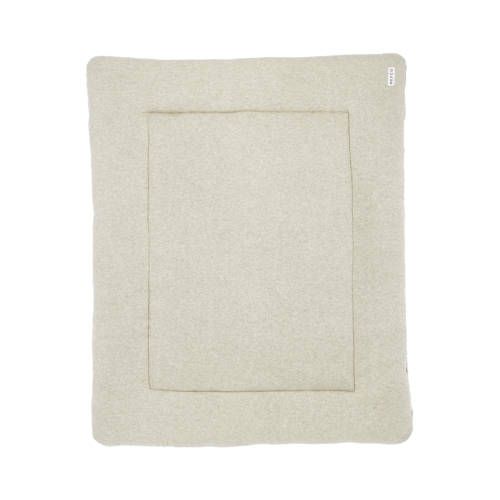 Meyco Knit Basic Reversible Box Blanket - Sand Melange - 77x97 cm