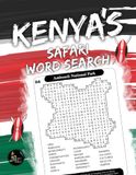 KENYA'S SAFARI WORD SEARCH: Explore Kenya’s Tourist Attractions Through Puzzles, Large print format