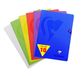 Clairefontaine 303165C Pak met 10 Geniete Schriften Mimesys - A4 21x29,7 cm - 96 Gelijnde Pagina’s met Kantlijn - 90 g Wit Papier - Transparante Polypro Kaft - Willekeurige Kleuren