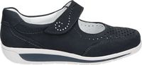Wäldlaufer Waldlaufer - 928301-H-Inessa - Lage sneakers - Blauw - Nubuck - Rubber - Maat 38.5