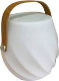 BigBuy Home Bluetooth speaker met LED-lamp Pixie Wit