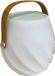 BigBuy Home Bluetooth speaker met LED-lamp Pixie Wit