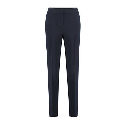 Expresso Expresso tapered fit pantalon donkerblauw