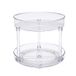 Amazon Basics Lazy Susan Draairek, 2 niveaus, transparant, organizer, 22,9 cm