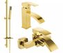 Mexen Libra DQ77 set de bain, or