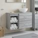 Maison Exclusive - Set van twee badkamerkasten, Sonoma grijs, 79,5 x 35 x 80 cm