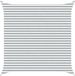vidaXL Parasol 4 x 4 m Gris clair et blanc