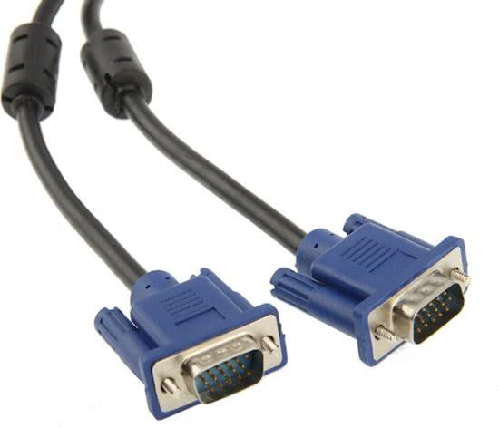 Panda - Hoge kwaliteit VGA 15 Pin mannetje naar VGA 15 Pin mannetje kabel voor LCD Monitor / Projector, Lengte: 1.8 meter