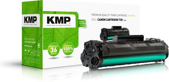 KMP Toner vervangt Canon 728 Zwart 2300 bladzijden C-T27