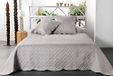 Linder Contemporary Sprei Californië, Lichtgrijs, 250 x 260 cm