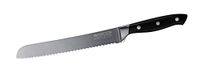 Nirosta Trinity Broodmes, 34 cm, hoogwaardig roestvrij staal, gekarteld lemmet van professionele kwaliteit, voor brood, gebak en dergelijke, met de hand geslepen taper-lemmet, zware handgreep met