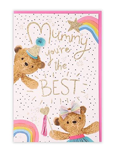 Clintons Clintons: Feest Teddy Bears Mummy Verjaardagskaart 149x229mm